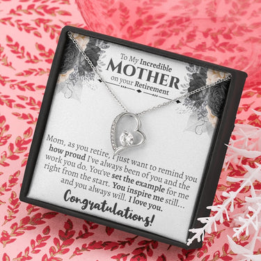Mother Retirement Forever Love Necklace - Love You This Much